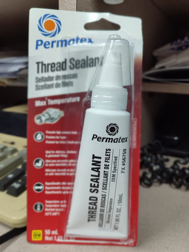 Sellador De Roscas Con Teflon Permatex Cod 56750 50 Ml