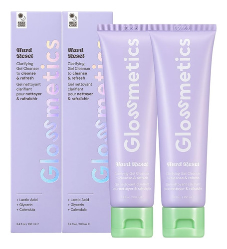 Glossmetics Limpiador Facial De Gel Clarificante Para Piel S