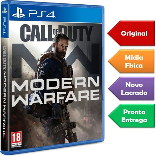Call Of Duty Modern Warfare Ps4 Mídia Física Lacrado