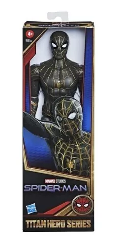 Spiderman From Home Figura Traje Negro Marvel Avengers E5766