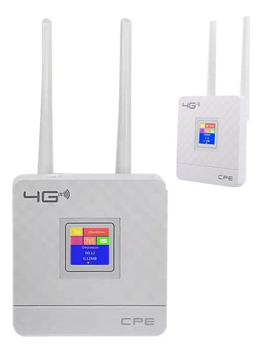 4g Modem Cpe Wifi + Chip Kuwfi 10 Usuarios Libre Ftatvhd