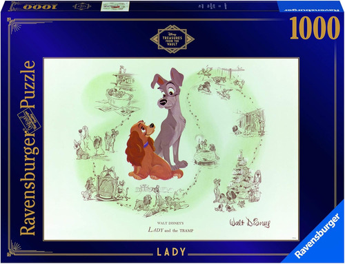 Ravensburger Disney Treasures From The Vault: Lady 1000 P...
