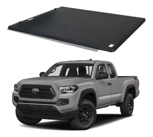 Tapa Cubre Batea Soft Tri Fold Toyota Tacoma 2016-2019 Lona