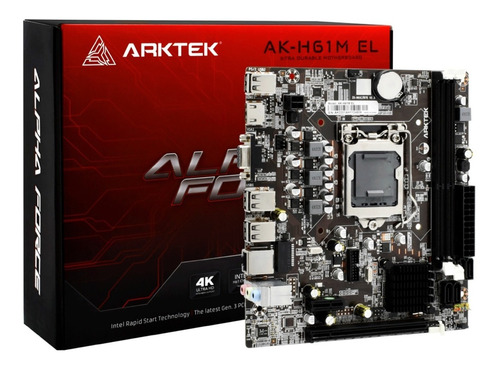 Placa Madre Arktek-chip Intel Ak-h61m Ddr3 Usb2.0 Hdmi Nuevo