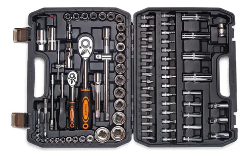 Jogo De Soquetes 1/2 + Bits 94 Peças S45002094 Robust