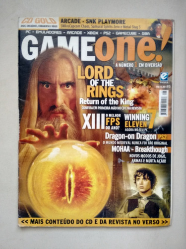 Revista Game One 5 Lord Of The Rings Mohaa Dragon-on C313