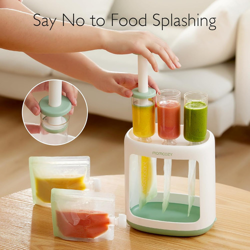 Momcozy Squeeze Station+ Bolsas De Comida Reutilizables De 5