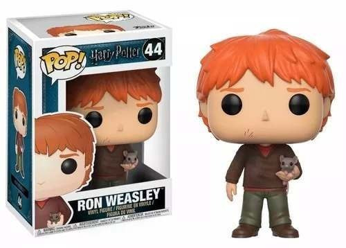 Figura De Acción Ronald Bilius Ron Weasley With Scabbers 14938 De Funko Pop! Movies