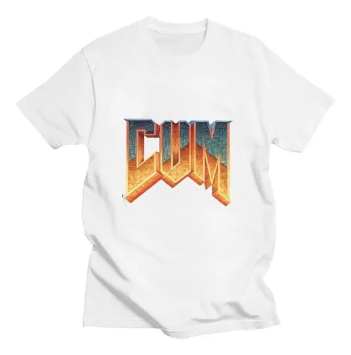 Camisetas Doom Cum Para Hombre, Moda De Verano, Manga Corta,