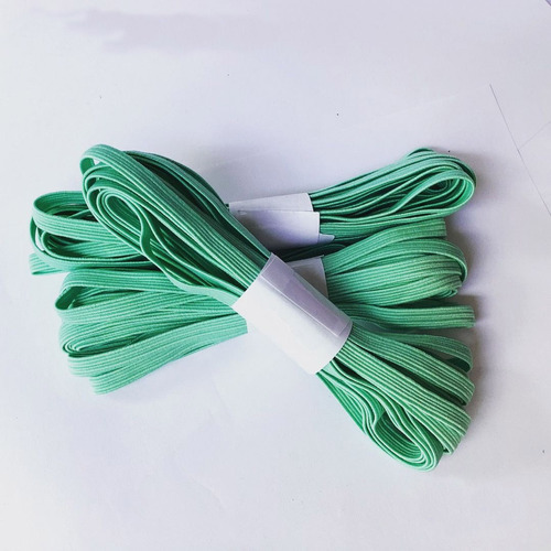 Elastico Plano Menta Para Agendas - 5 Mts.