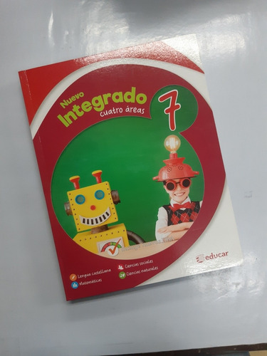 Imagen 1 de 4 de Nuevo Integrado Cuatro Areas 7 Editorial Educar