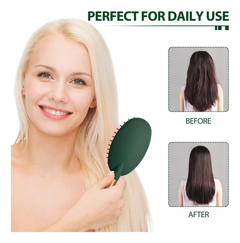 4 Cepillo Para Cabello Rizado Y Ondulado, Cepillo