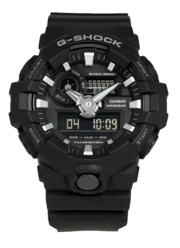 Reloj de pulsera Casio G-Shock GA-700-1BCR, para hombre color