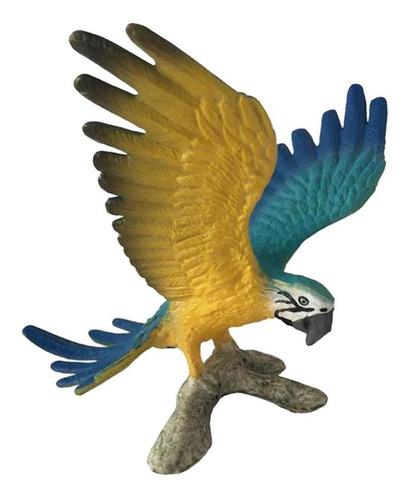 Estatuilla De Pájaros Decoración Del Hogar Guacamayo