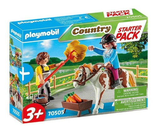 Playmobil 70505 Starter Pack Granja De Caballos Original