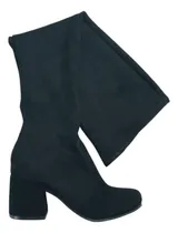 Comprar Botas Mujer Bucaneras Cuero Veggie Elastizadas Taco Bajo 