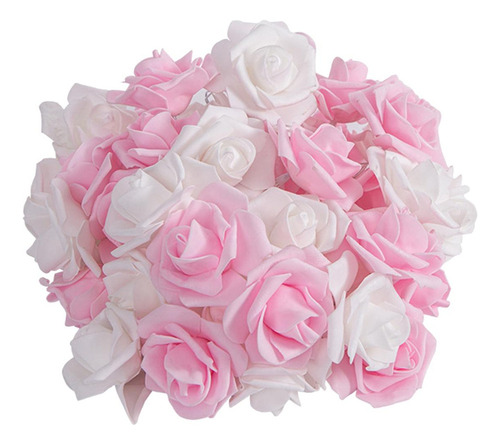 Led Rose Flower Fairy String Light Foam Rose Fairy Lights