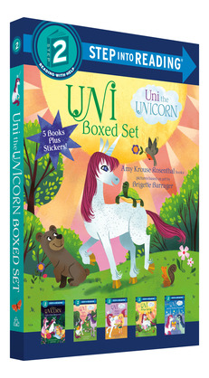 Libro Uni The Unicorn Step Into Reading Boxed Set: Uni Br...