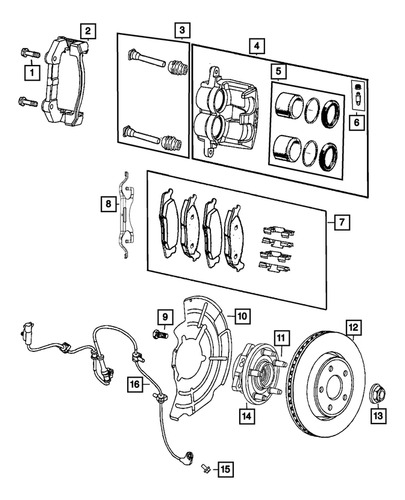 Sensor Abs Delantero Durango 3.6 2011 2012 2013 2014 2015