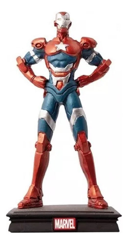 Figura Y Suplemento Iron Patriot Marvel Heroes 3d 19 Salvat