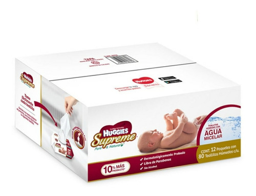 Huggies Supreme Toallitas Humedas Para Bebé 864 Pzs