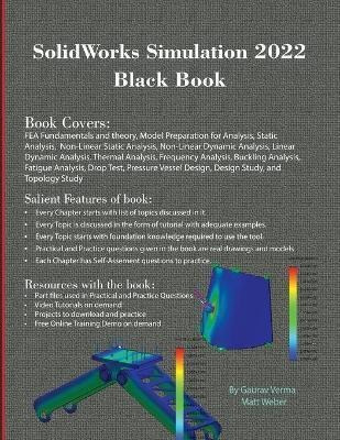 Libro Solidworks Simulation 2022 Black Book - Gaurav Verma