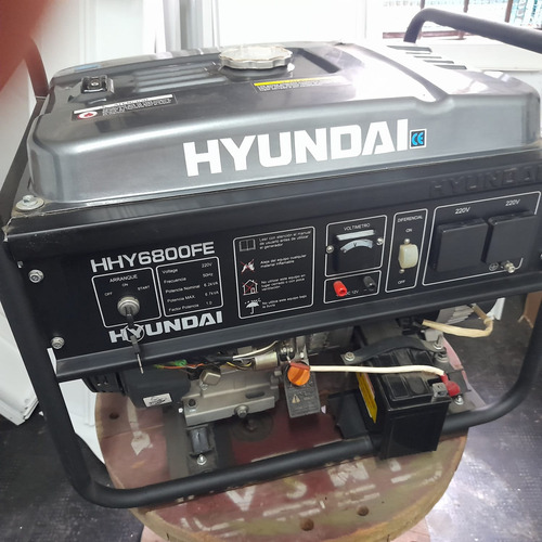 Generador Hyundai Hhy6800fe Usado Como Nuevo. Dasi