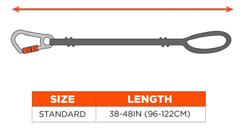 Ergodyne Squids 3104f (x) - Cordón De Amarre Para Herramient
