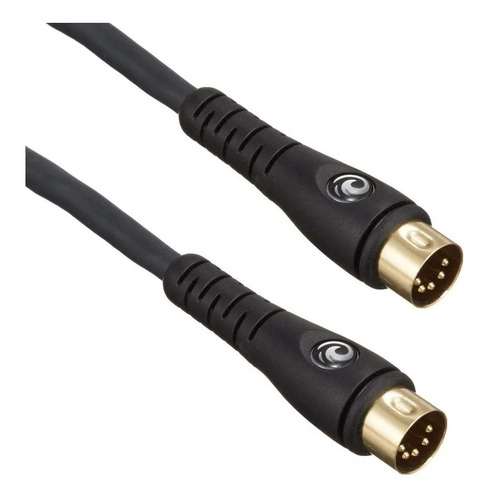 Imagen 3 de 4 de Cable Daddario Pw-md-10 Midi 5 Conectores Dorados 3 Metros