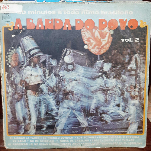 Vinilo A Banda Do Povo 40 Minutos Todo Ritmo Vol 2  Br1