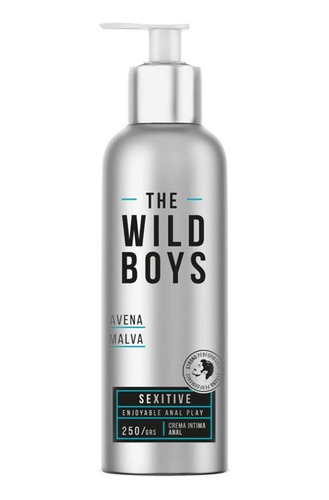 Lubricante Crema Intima Anal The Wild Boys Malva Avena 