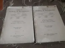 Comprar Libro Journal Of Mathematics American 2 Libros 
