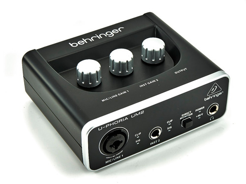 Paca De Audio Behringer Um2 Interfaz Usb Nortvision Tucumán 