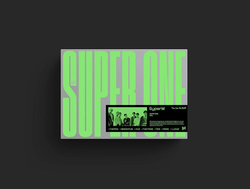 Super M Super One 1st Album One Version Nuevo Importado