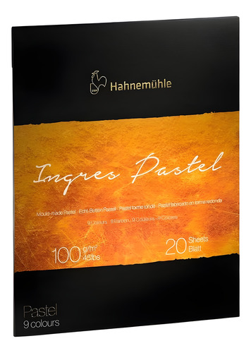 Bloco Hahnemuhle The Collection Ingres/pastel 09 Cores 30x40