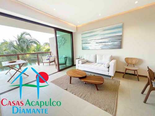 Cad La Isla Fiji S3. Depa De Playa. Terraza Con Vista A Las Áreas Comunes