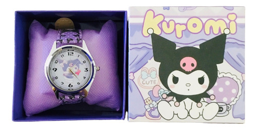 Reloj Importado Kuromi Incluye Cajita De Regalo