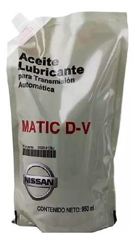 Aceite Orig. Nissan Para Transmision Automatica Tiida Sentra
