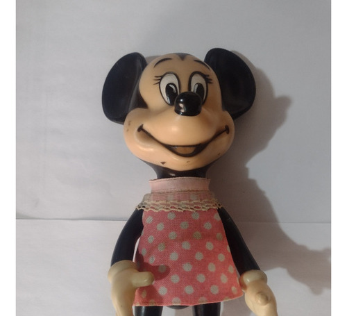 Minnie Muñeca Vinilo Vintage Disney Mimi Made In Japan Envg