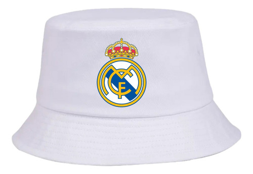 Gorro Pesquero Real Madrid White Sombrero Bucket Hat