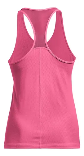 Camiseta Esqueleto Under Armour Racer Tank Mujer-rosa