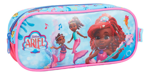 Kit De Mochila Escolar A Pequena Sereia Kit Ariel Ps X Va25 - Azul