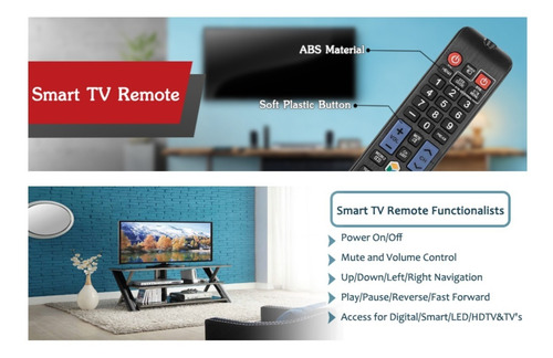 Control Remoto Para Tv Samsung Smart Tv Universal
