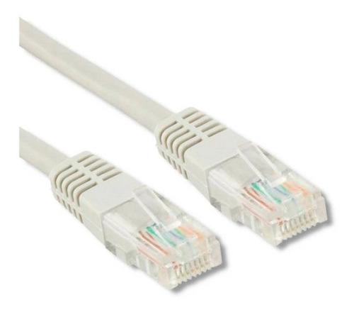 Cable De Red Utp Ampxl Patch Cord Blanco Cat5e 2m 24awg Cert