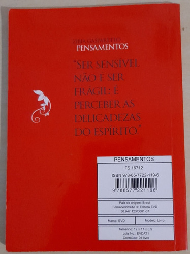 Pensamentos: A Vida Responde Às Nossas Atitudes - Zibia Gasparetto (Usado)