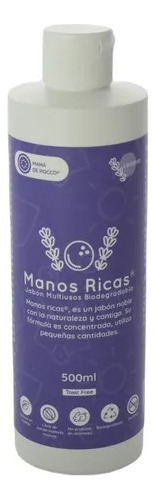 Jabón Multiusos Biodegradable Manos Ricas Concentrado 500ml