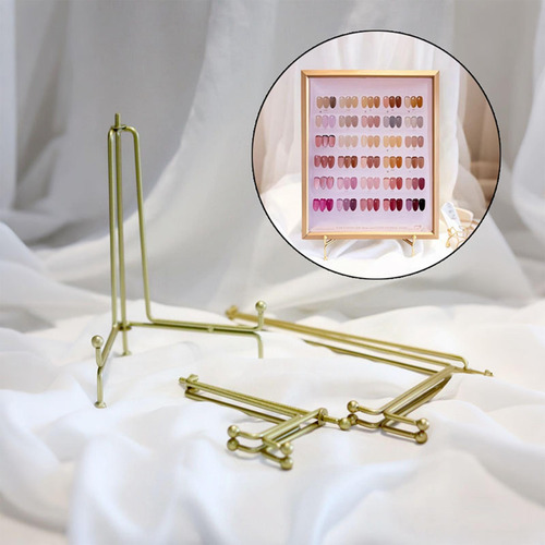 Soporte De La Paleta De Colores Plegable Manicura Muestra M