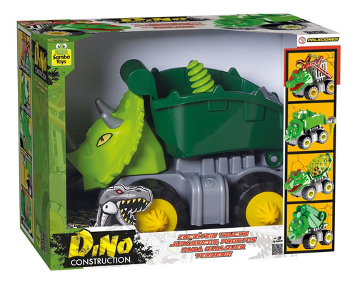 Caçamba Triceratops Dino Construction Samba Toys