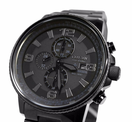 Reloj Citizen Nighthaw Con Cronógrafo Taquímetro Ca0295-58e