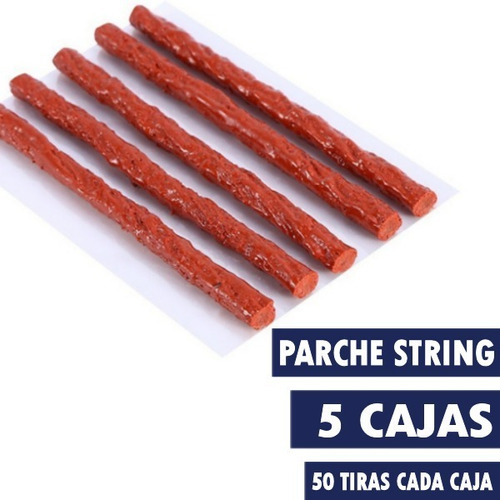 Imagen 1 de 7 de 5 Cajas De 50 Tiras Parche String Para Reparación D Llantas